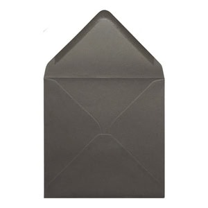 Dark Grey Envelope 155mm Square Open