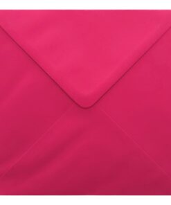 Fuchsia Pink Envelope 130mm Square Closed