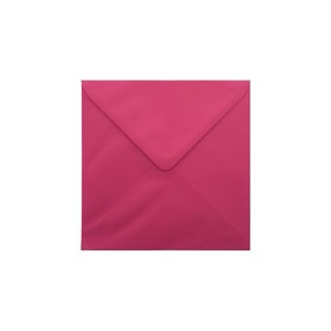 Fuchsia Pink Envelope 130mm Square Ratio