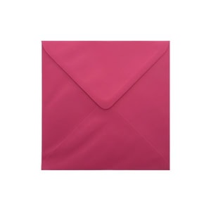 Fuchsia Pink Envelope 155mm Square Ratio