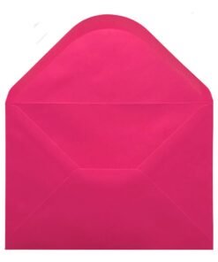 Fuchsia Pink Envelope A5 Open