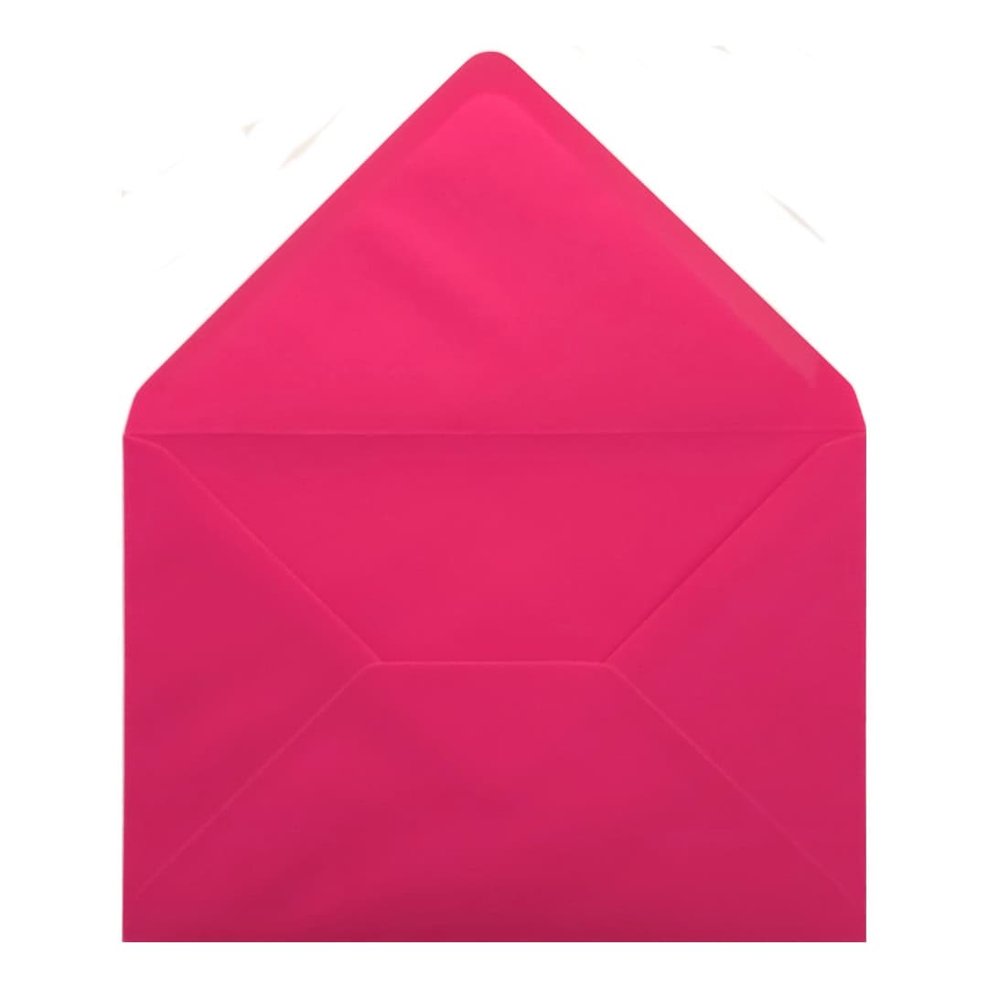 Fuchsia Pink Envelope Rsvp Open