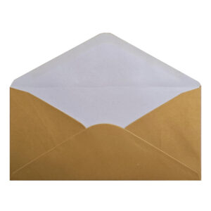 Gold Envelope Dl Open Envltd