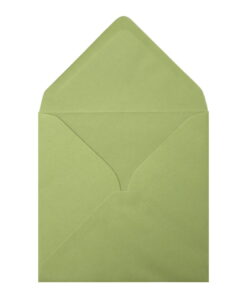 Heritage Green Envelope 155mm Square Open