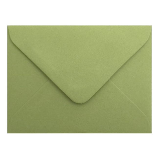 Heritage Green Envelope 5x7 Closed