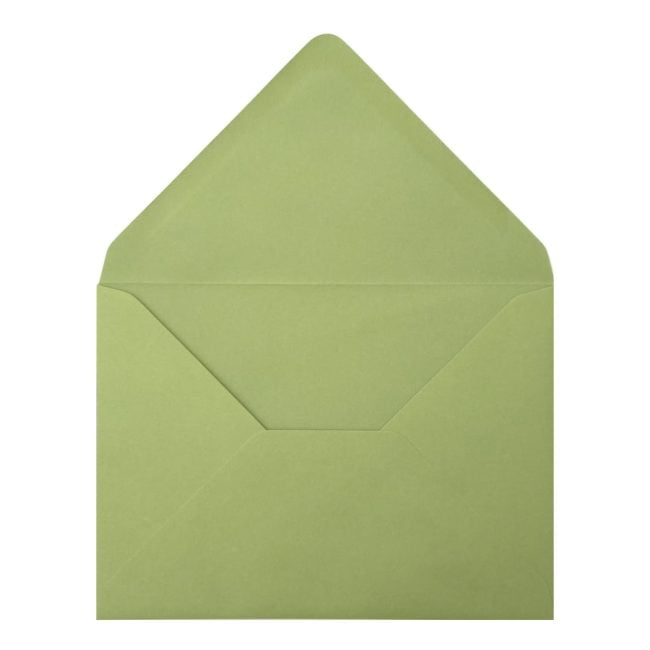 Heritage Green Envelope A5 Open
