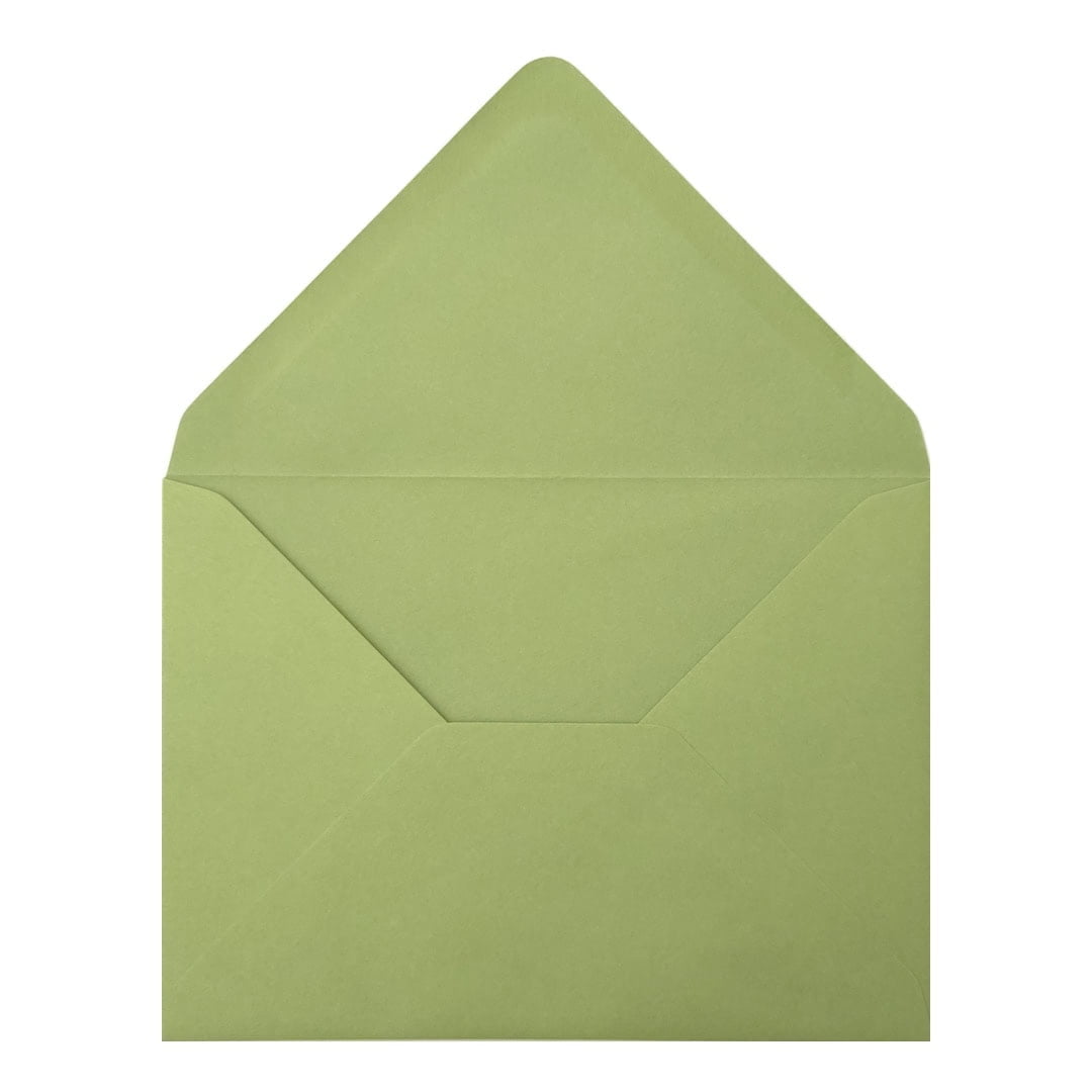 Heritage Green Envelope A5 Open