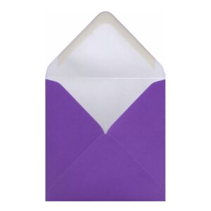 Indigo Envelope 130mm Square Open