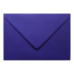 Intense Iris Blue Envelope A5 Closed