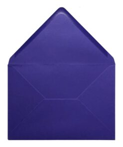 Intense Iris Blue Envelope A5 Open