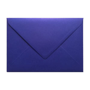 Intense Iris Blue Envelope A5 Ratio