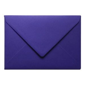 Intense Iris Blue Envelope B6 Closed