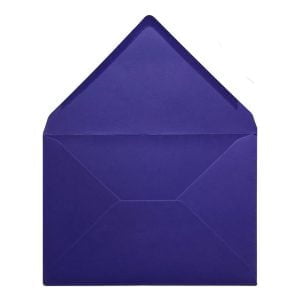 Intense Iris Blue Envelope C6 Open