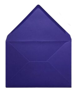 Intense Iris Blue Envelope C7 Open