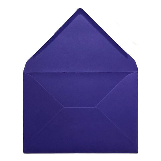 Intense Iris Blue Envelope C7 Open