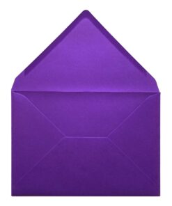 Intense Purple Envelope C7 Open