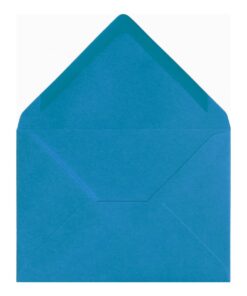 Kingfisher Blue Envelope 5x7 Open