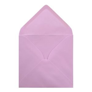 Lavender Envelope 130mm Square Open