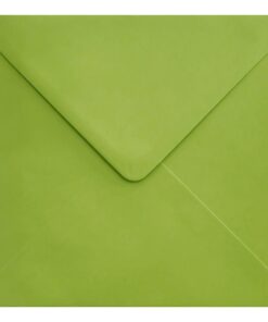 Lime Green Envelope 130mm Square Closed