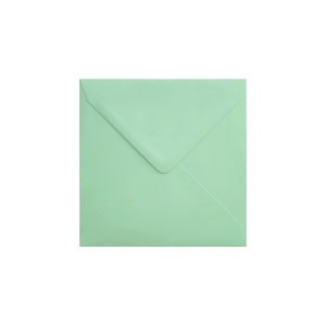 Mint Green Envelope 130mm Square Ratio