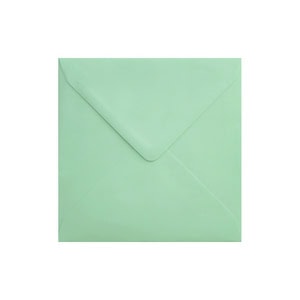 Mint Green Envelope 155mm Square Ratio