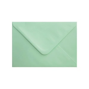 Mint Green Envelope 5x7 Ratio