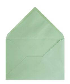 Mint Green Envelope C7 Open
