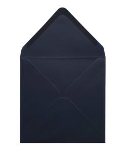 Navy Blue Envelope 155mm Square Open