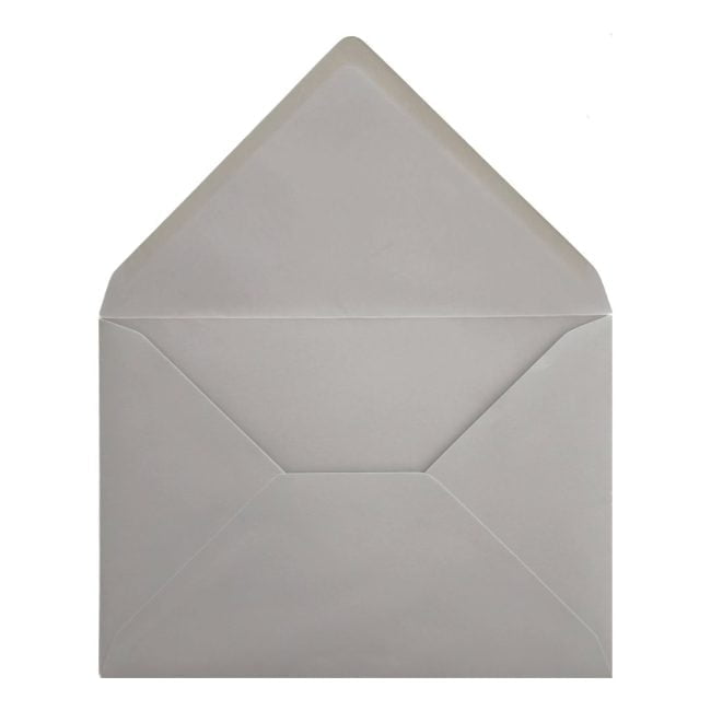 Owl Grey Envelope B6 Open