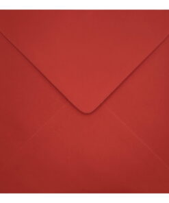Poppy Red Envelope 130mm Square Closed