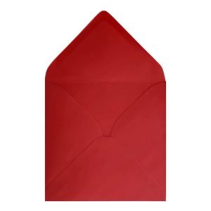 Poppy Red Envelope 130mm Square Open