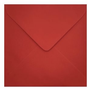 Poppy Red Envelope 155mm Square Closed