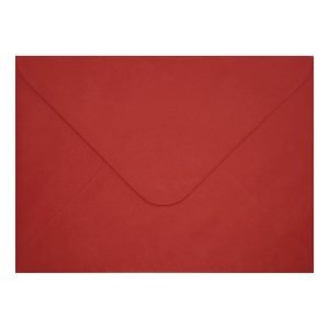 Poppy Red Envelope 5x7 Closed