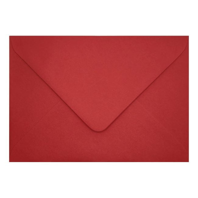Poppy Red Envelope C6 Closed