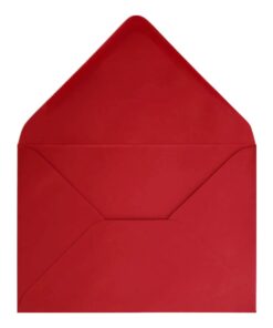 Poppy Red Envelope C7 Open