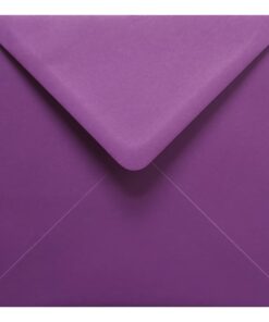 Purple Envelope 155mm Square Closed