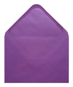 Purple Envelope 5x7 Open