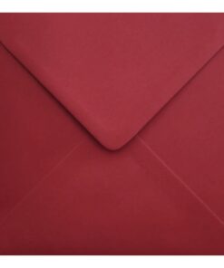 Scarlet Red Envelope 130mm Square Closed