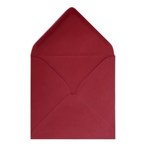 Scarlet Red Envelope 130mm Square Open