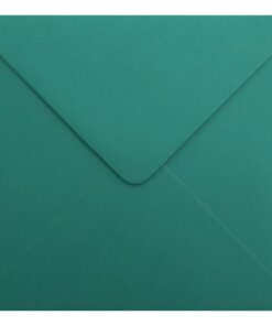 Teal Green Envelope 130mm Square Closed