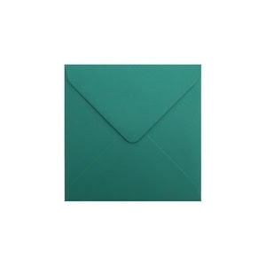 Teal Green Envelope 130mm Square Ratio