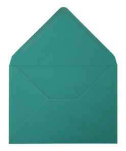 Teal Green Envelope A5 Open