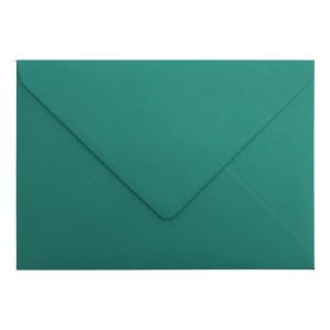 Teal Green Envelope C7 Closed