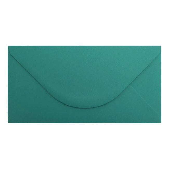Teal Green Envelope Dl Closed