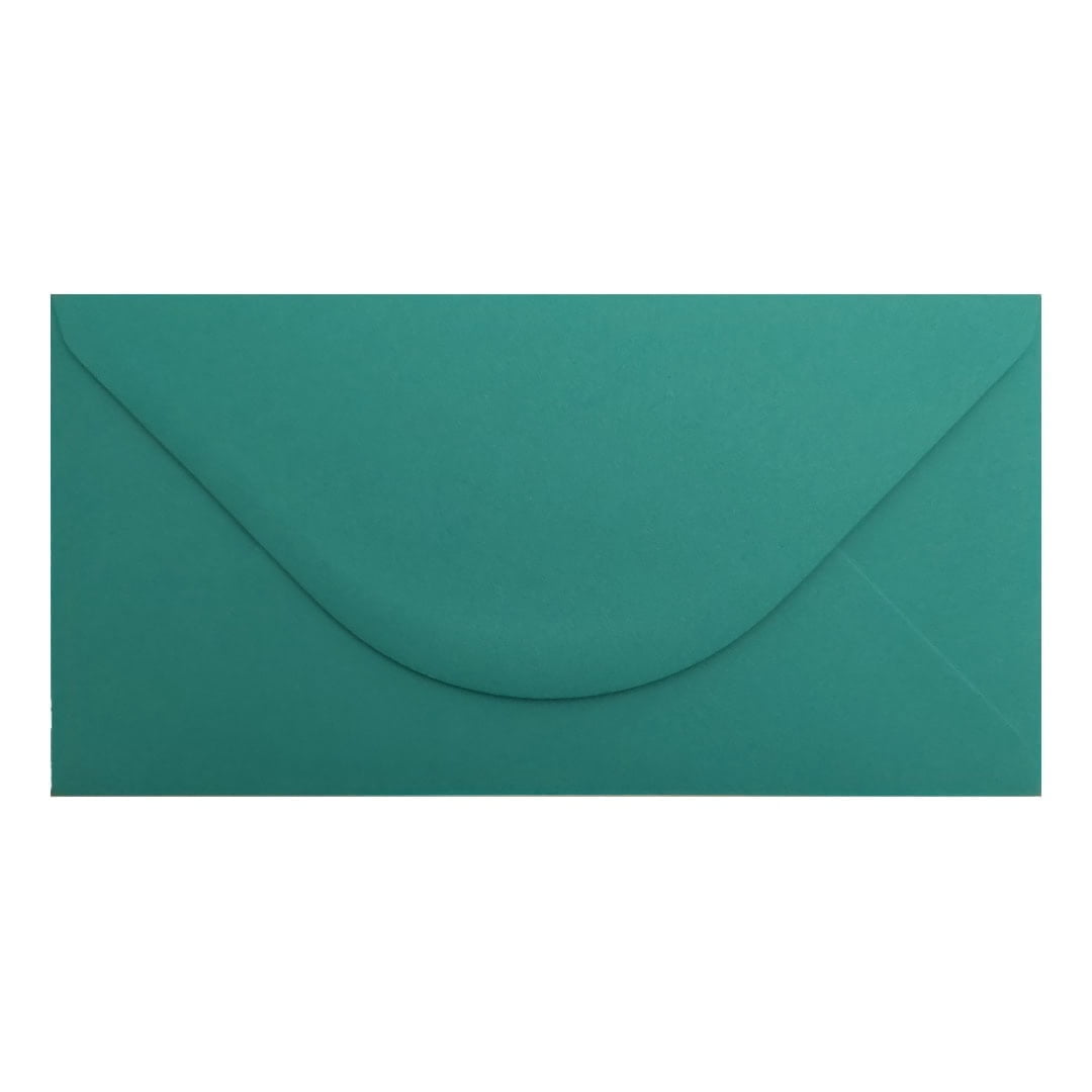 Teal Green Envelope Dl Closed
