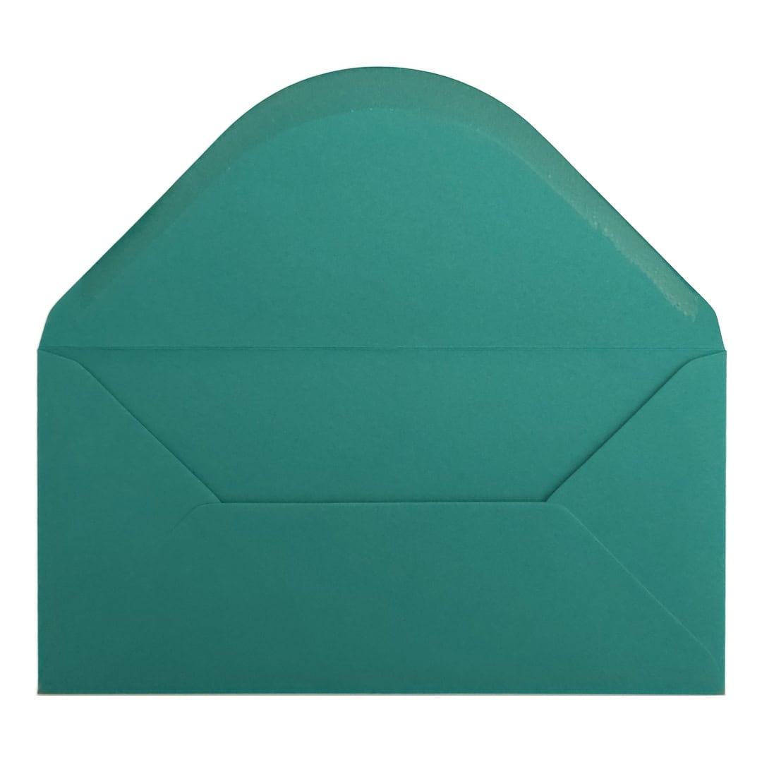 Teal Green Envelope Dl Open