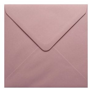 Vintage Dusky Pink Envelope 130mm Square Closed