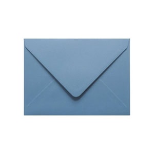 Vintage French Blue Envelope B6 Ratio