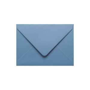 Vintage French Blue Envelope C6 Ratio