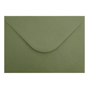 Vintage Green Envelope A5 Closed